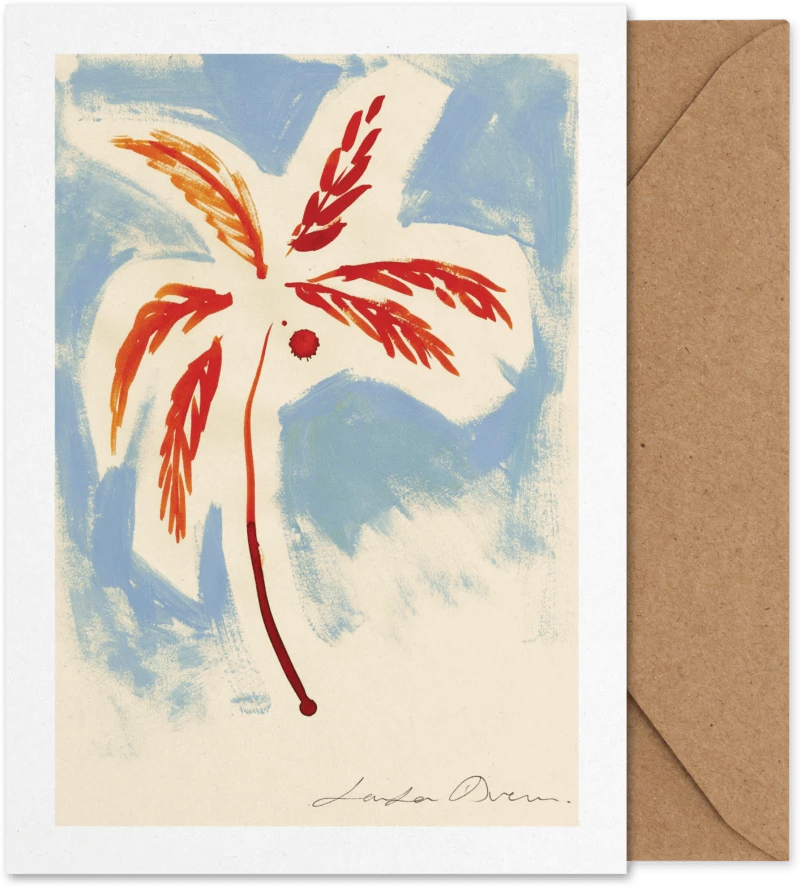 Paper Collective Stormy Palm Art Card By Loulou Avenue 3 Paper Collective Stormy Palm Art Card By Loulou Avenue