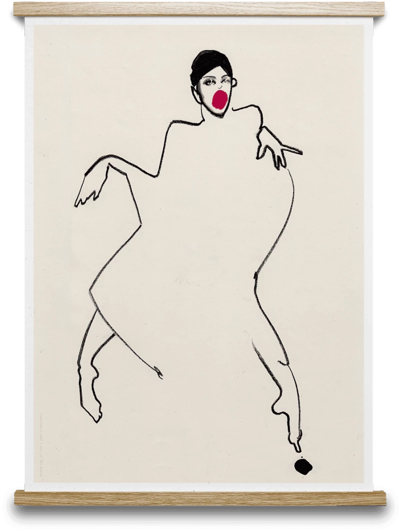 Paper Collective Dancer 02 Print By Amelie Hegardt 3 Paper Collective Dancer 02 Print By Amelie Hegardt