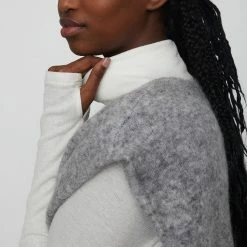 Just Female Coldy Knit Vest Grey Melange 9 Just Female Coldy Knit Vest Grey Melange