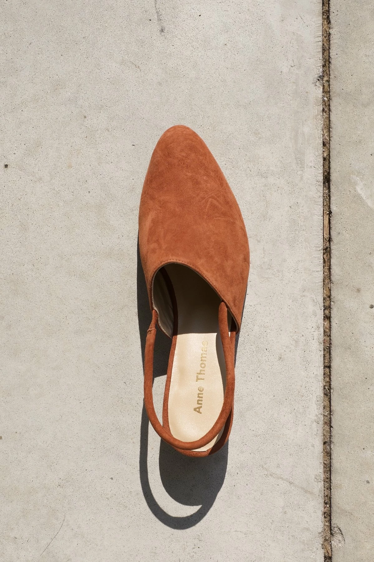 Anne Thomas Natural Pink Chutney Velvet Williamsburg Sandal 4 Anne Thomas Natural Pink Chutney Velvet Williamsburg Sandal