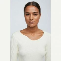 Just Female Ecru Elegant Dress