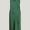 Just Female Dark Green Rich Dress