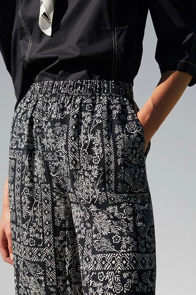 Just Female Strong Pants Black Scarf Art 7 Just Female Strong Pants Black Scarf Art