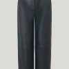 Just Female Roxy Leather Trousers Obsidian 1 Just Female Roxy Leather Trousers Obsidian